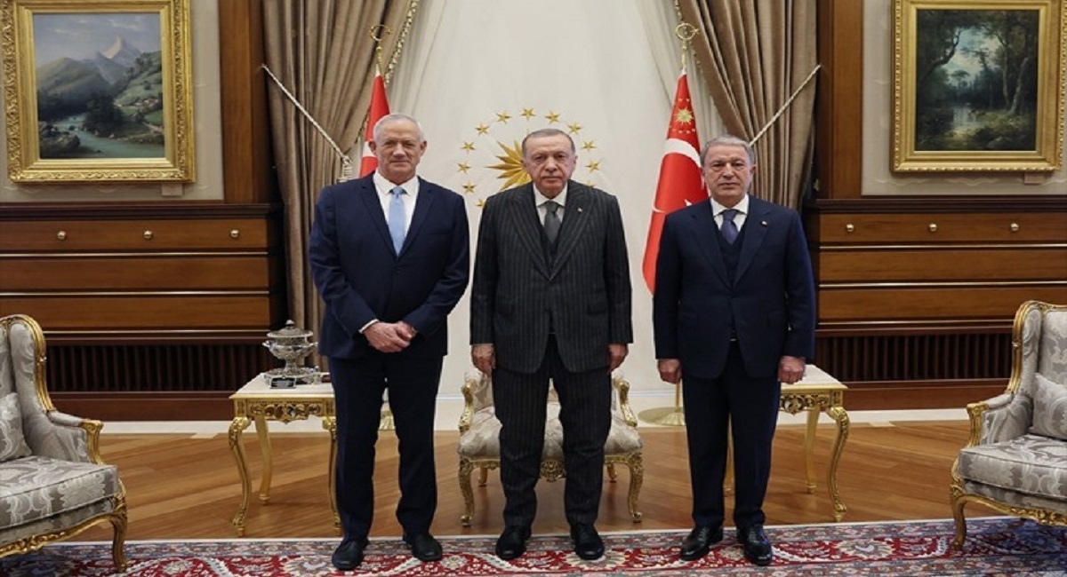  لقاء أردوغان – غانتس يدشن مرحلة جديدة من العلاقات الأمنية والعسكرية بين الحكومتين